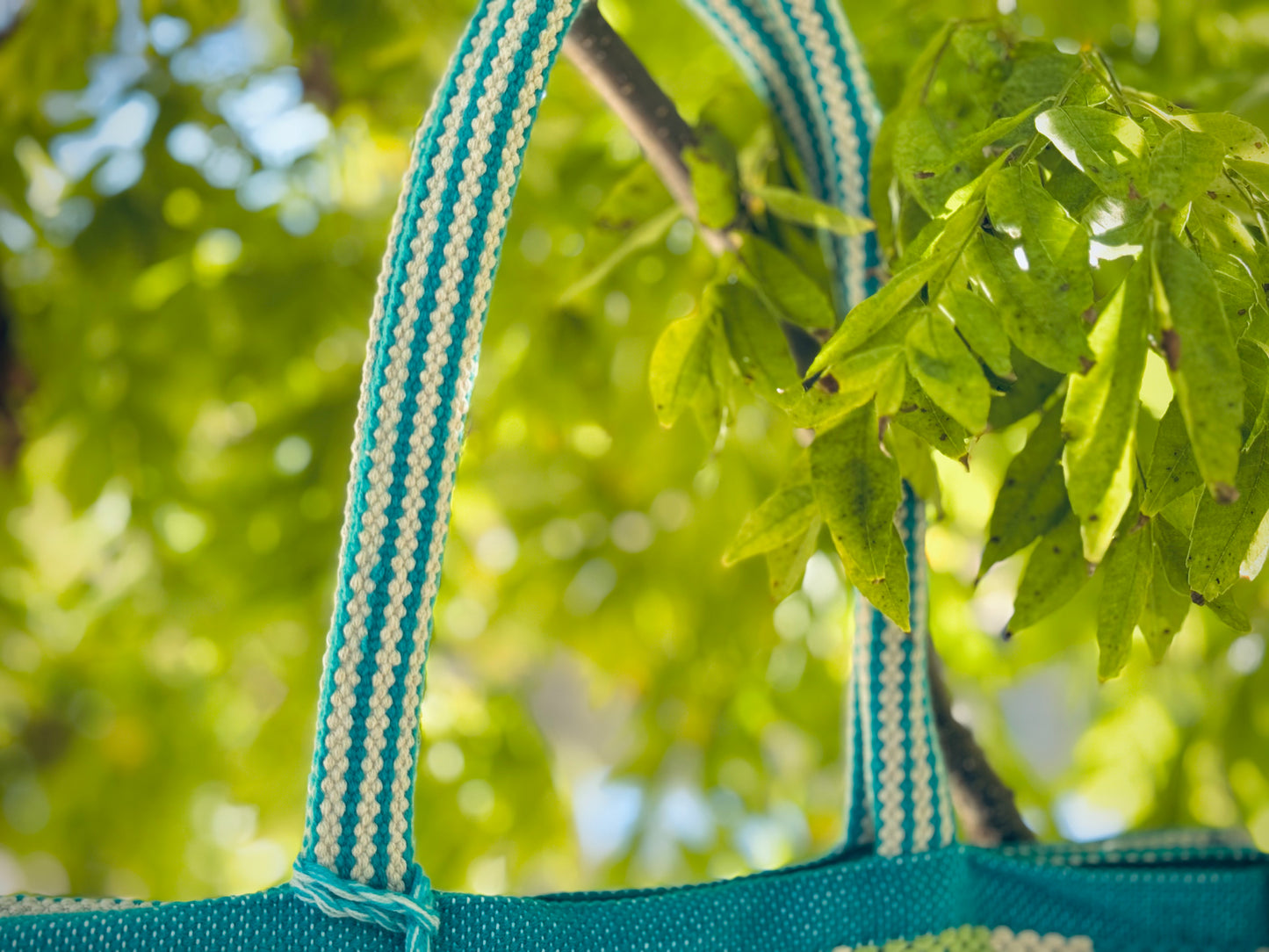 The Modern Patchwork Bag (blue)