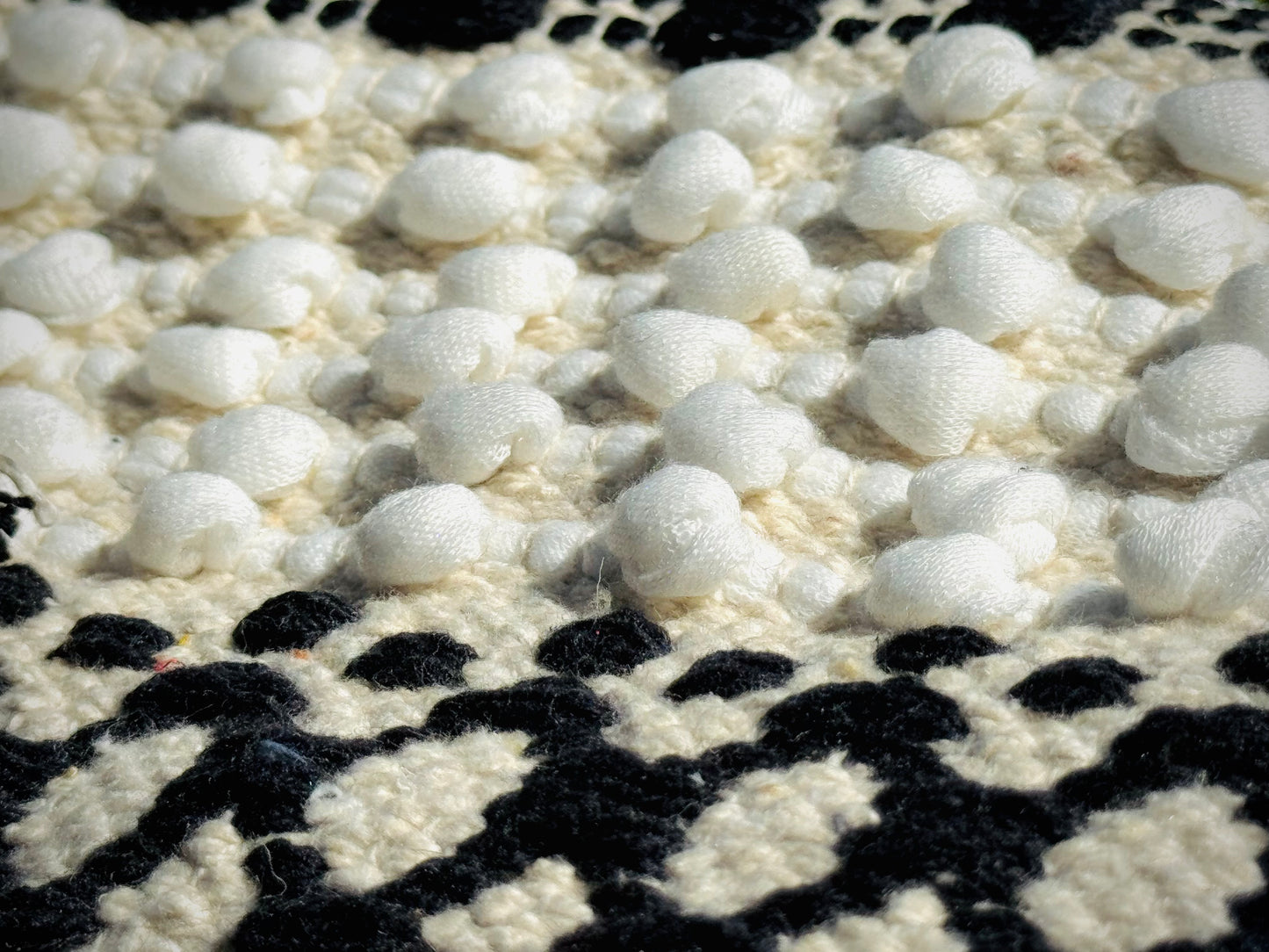 Midnight Bloom Fringe Bag